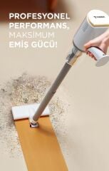 Dikey Süpürge Elektrikli 600W Vakum Süpürge TVC01 Beyaz