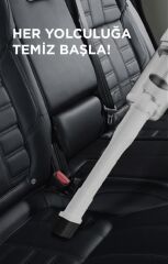 Dikey Süpürge Elektrikli 600W Vakum Süpürge TVC01 Beyaz