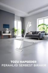 Torima TVC-01 Beyaz Elektrikli Dikey Süpürge 600W Vakum Süpürge