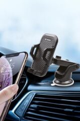 Telefon Tutucu Çok Amaçlı Magnetic Car Holder Araç İçi Telefon Tutucu JX010 Siyah