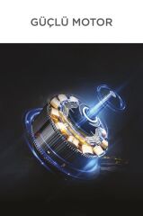 Hava Üfleme Makinesi Yüksek Hızlı Turbo 85000 RPM 40W 1100 MAH TTB01 Siyah