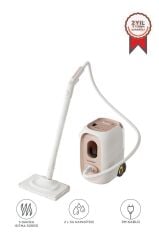 Buharlı Temizleyici 2000W Mutfak Halı Koltuk Temizleme Buhar Makinesi TSC02 Beyaz