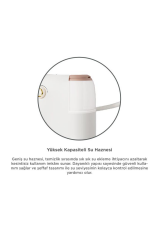 Buharlı Temizleyici 2000W Mutfak Halı Koltuk Temizleme Buhar Makinesi TSC02 Beyaz