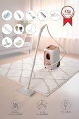 Buharlı Temizleyici 2000W Mutfak Halı Koltuk Temizleme Buhar Makinesi TSC02 Beyaz