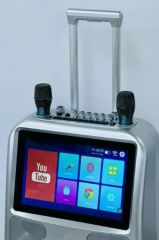 Torima GD-1413 Gümüş Android Ekranlı Mikrofonlu Karaoke Bluetooth Hoparlör