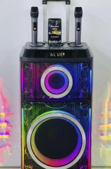 Torima PTE12H Siyah Işıklı Mikrofonlu Bluetooth Hoparlör