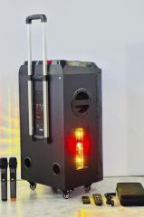 Torima PTE12H Siyah Işıklı Mikrofonlu Bluetooth Hoparlör