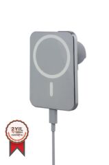 Taşınabilir Batarya Araç Şarj Cihazı Telefon Tutucu Magsafe Powerbank W11