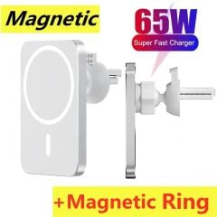 Torima W11 Magnetic Magsafe Wıreless Araç Telefon Tutucu Ve Kablosuz Şarj Cihazı