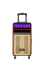 Torima NDR-108R Turuncu Kablosuz Mikrofonlu Uzaktan Kumandalı RGB Işıklı Bluetooth Hoparlör