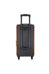 Bluetooth Hoparlör Mikrofonlu Kumandalı Rgb Işıklı Speaker NDR-108R Turuncu