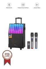 Torima NDR-H12 Siyah Kumandalı Mikrofonlu Bluetooth Parti Hoparlör