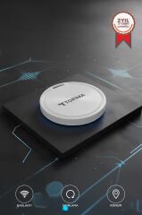 Takip Cihazı Android Apple Find My Uyumlu Smart Tag F8 Beyaz