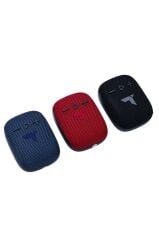 Bluetooth Hoparlör Motorsiklet Bisiklet Kablosuz Speaker D34 Kırmızı