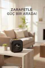 Bluetooth Hoparlör Led Işıklı Outdoor Kablosuz Speaker D79 Siyah