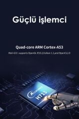 HY300T Lite Taşınabilir Sinema Projektörü Ev Sineması Bluetooth Android 11 Akıllı Projeksiyon Wifi