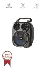 Bluetooth Hoparlör Telefon Tutacaklı Taşınabilir Şarjlı USB TF Kablosuz Speaker D32 Siyah