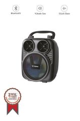 Bluetooth Hoparlör Telefon Tutacaklı Taşınabilir Şarjlı USB TF Kablosuz Speaker D32 Siyah