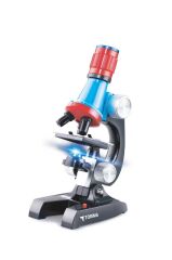 Mikroskop Led Işıklı 6-12 Yaş Çocuklar İçin Eğitici Bilim Mikroskobu Seti TSM01 Siyah
