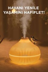 Hava Nemlendiricisi Buhar Makinesi Gece Lambalı Ultrasonik H12 Beyaz