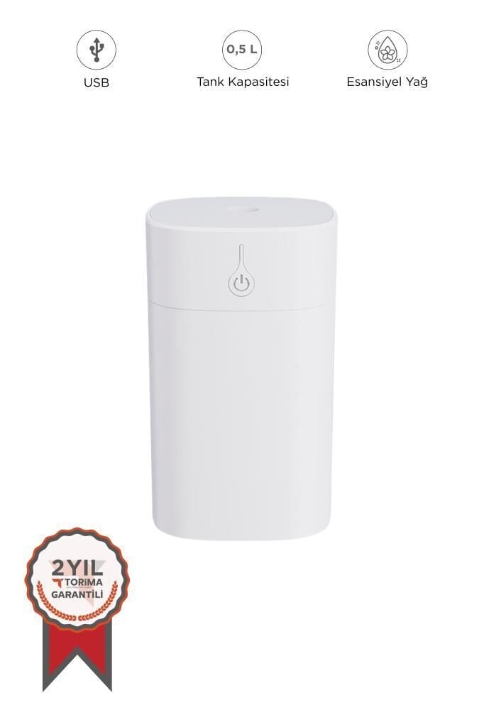 Torima H4 Beyaz Humidifier Aroma Terapili Hava Nemlendirici
