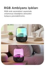 Bluetooth Hoparlör Rgb Işıklı Speaker D33 Siyah