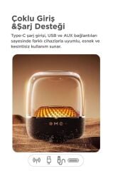 Bluetooth Hoparlör Rgb Işıklı Speaker D33 Siyah