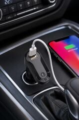 Transmitter Şarj Özellikli Dijital Göstergeli Bluetooth Fm G8 PD Siyah