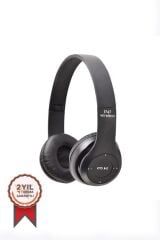 Torima P47 Extra Bass Wireless Bluetooth Kulaklık 5.0+EDR FM Radyo Siyah