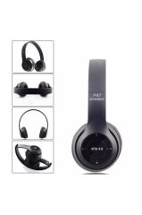 Bluetooth Headphones Over-Ear Wireless Earphones P47 Black