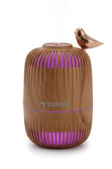 Hava Nemlendiricisi Buhar Makinesi Kuş Detaylı Ahşap Görünümlü 280 ML H17 Açık Kahverengi