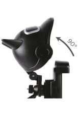 Telefon Tutucu Kedili Motorsiklet Bisiklet Oto Aksesuarları JX047 Siyah