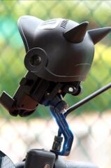 Telefon Tutucu Kedili Motorsiklet Bisiklet Oto Aksesuarları JX047 Siyah