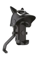 Telefon Tutucu Kedili Motorsiklet Bisiklet Oto Aksesuarları JX047 Siyah