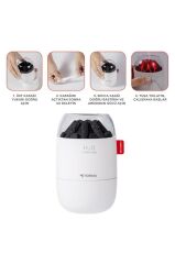 Hava Nemlendiricisi Buhar Makinesi Led Işıklı Odun Ateşi Efektli 280 ML H16 Beyaz