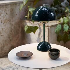 LW-12 Şarjlı 3 Modlu Yuvarlak Masa Lambası Led Gece Lambası Mavi