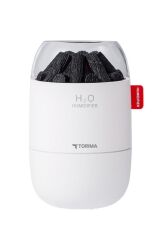 Hava Nemlendiricisi Buhar Makinesi Led Işıklı Odun Ateşi Efektli 280 ML H16 Beyaz