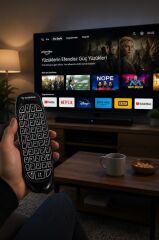 Torima Android Akıllı Tv İçin 2.4g Uzaktan Kumandalı Mini Klavye K02 Siyah