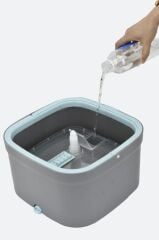 Torima TMP-02 Temiz Kirli Suyu Ayıran Otomatik Temizlik Seti 3 Mop Bezli Paspas