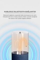 Bluetooth Hoparlör Manyetik Işıklı TWS 5.3 Speaker D40 Lacivert