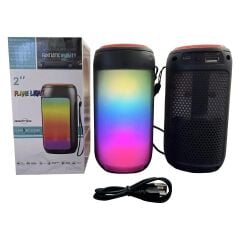 GTS-1731 Rgb Ledli Bluetooth Hoparlör Usb-Tf-Fm Radyo