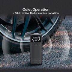 70Mai TP05 Taşınabilir Akıllı Dijital Ekranlı Araç Hava Kompresörü Siyah