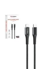 Şarj Kablosu Type-C to Lightning 3.0A Data Kablo AP210 Siyah