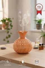 Hava Nemlendiricisi Led Işıklı Flower Ultrasonik 300 ML H15 Ahşap