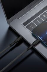 Charging Cable Micro 2.4A Rope Data Cable AP210 Black