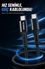 Şarj Kablosu Micro 2.4A Halat Data Kablo AP210 Siyah