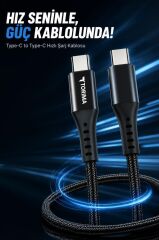 Şarj Kablosu Micro 2.4A Halat Data Kablo AP210 Siyah