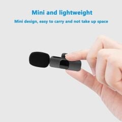 Mini Yaka Mikrofonu Type-C 2 Adet Taşınabilir Mikrofon K9