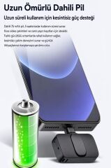 Mini Yaka Mikrofonu Lightning 2 Adet Taşınabilir Mikrofon K9
