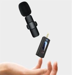 Mini Yaka Mikrofonu Aux Girişli Taşınabilir Mikrofon K35